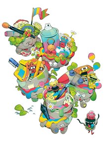 Artists: 'Magic Pots' | Ed.30 Giclée Print