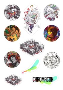 Wenna: Chromacon 2015 Sticker Sheet