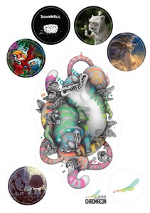 Stickers: Chromacon 2017 Sticker Sheet