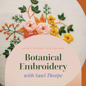 Products: Botanical Embroidery - Canterbury Horticultural Society