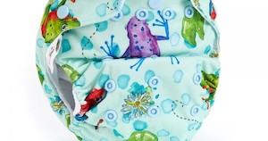 All In Two (AI2) Snap in Nappies: Fudgey Pants TRIMS™ Reusable Pocket Nappy (Recycled Fabric for PUL)