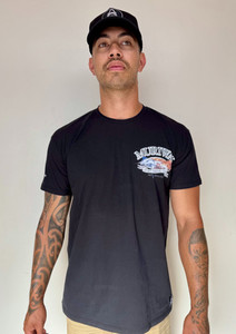Products: Black - Muriwai Club - Tee Chums
