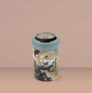 Laura Shallcrass: The Coolie - Can/bottle cooler - Blue Wave -Laura Shallcrass