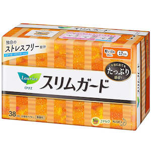 Kao Laurier panty liners 17cm 38 pieces