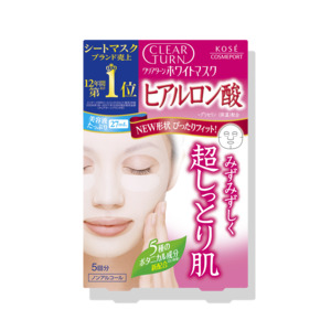 Kose Clear Turn White Mask Hyaluronic Acid 5 pcs