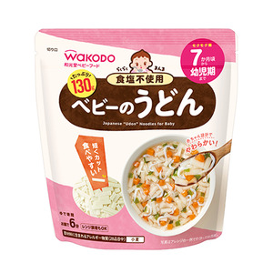 Mom Baby: Wakodo baby food easy cooking salt-free Udon Noodles 7+ months 130g