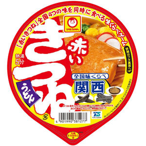 Maruchan Nationwide Taste Comparison Red Kitsune Udon Kansai Region 96g