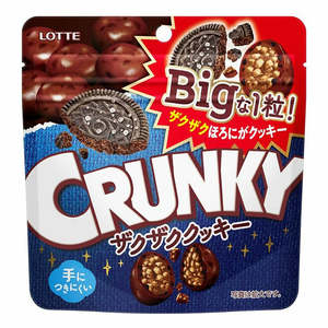 Snack: LOTTE Crunchy Big Pouch Crunchy Cookies 72g