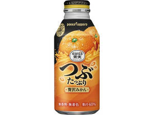 POKKA SAPPORO Canned Fruit Pulp Juice Mandarin Orange Flavor 400g
