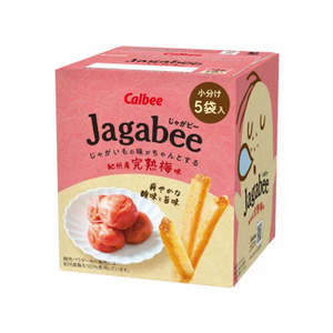 Calbee Jagabee Plum Potato Chips 75g