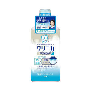 LION Clinica Advantage Dental Rinse Clear Refresh Type Medical Herb Flavor 450ml