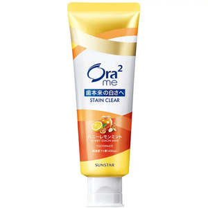 SUNSTAR Ora2 Me Stain Clear Toothpaste Honey Lemon Mint Flavor 130g