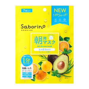 Skincare: Saborino Morning Facial Sheet Mask 7pcs Fruity Floral Scent