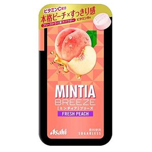 Snack: asahi MINTIA Breeze Fresh peach Candy 30 tablets