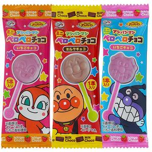 Snack: fujiya anpanman choco lollipop random flavor