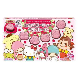 Snack: Fujiya Peko Sanrio Characters Ichigo Strawberry Chocolate 40g
