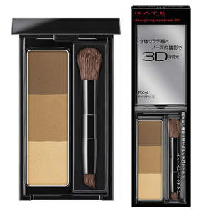 Frontpage: KATE three-color 3D eyebrow powder EX4 light brown