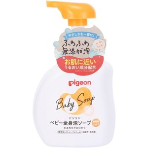 PIGEON BABY BODY FOAM SOAP Unscented MOIST TYPE 500ML