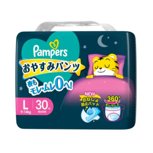 Mom Baby: Pampers Shimajiro Overnight Pants Size L 9-14kg 30pcs