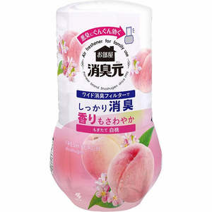 Bath Toilet: Kobayashi Pharmaceutical Toilet Deodorizer Freshly Picked White Peach 400mL