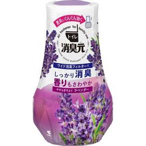 Bath Toilet: Kobayashi Pharmaceutical Toilet Deodorizer Deodorizing and Air Freshening Spray Stand-Type,Soothing Lavender Scent 400ml