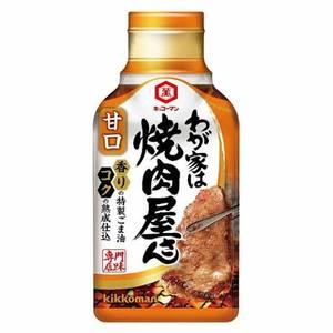 Kikkoman Foods Our family runs a yakiniku restaurant sweet flavor 210g