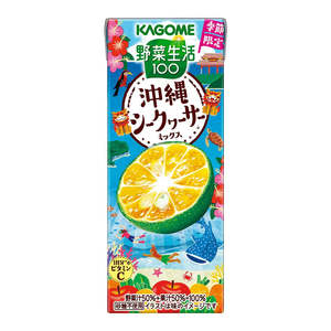 Snack: Kagome  Vegetable Life 100 Okinawa Shikuwasa Mix 195ml