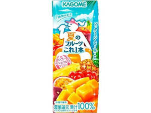 Kagome Summer Fruit Mango & Passion F Paper 200ml