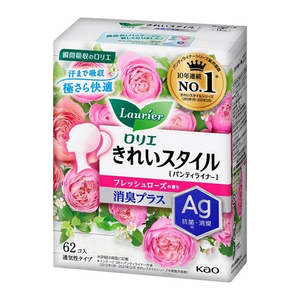 Bodaycare: Kao Laurier Kirei Style Premium Double Absorption Floral Bouquet Fragrance 62 pieces