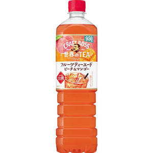 Snacks: Suntory Craft Boss Fruit Tea Ade Peach & Mango 950ml