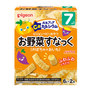 Sea99: Pigeon Energy Up Calcium Pumpkin and Sweet Potato Crackers 7+ Months 6g x 2 bags