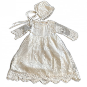 Products: Baptismal Gown with bonnet Church Candles