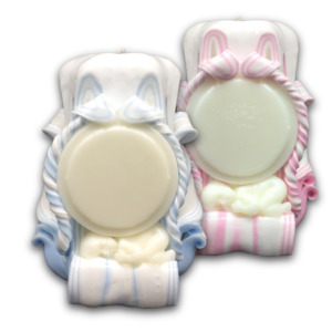 Products: Carved Candles Baby 14cm Church Candles