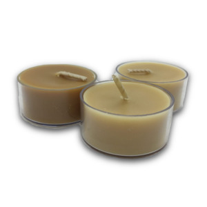 Tea-light Candles 100% Beeswax Pack of 6 Church Candles