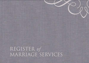 Books: Register Marriage - Grey (Church House Uk)