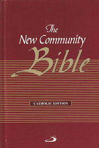 Bibles: New Community Bible Catholic Index (H/B) Red