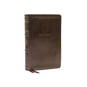 N Kjv: NKJV  Bible Personal Size Ref erence Brown Im/Lth
