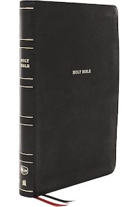 N Kjv: NKJV  Bible Thinline Ref L/P Black (Im/Leather)