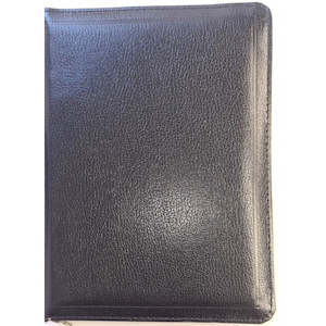 Tongan: Tongan Bible New Black Imt/L Zip (55Nz)