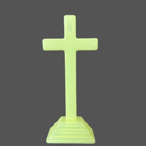 Glow in the Dark Cross - Plain Free Standing