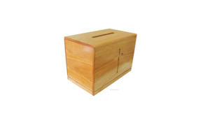 Offering: Offering Box Mahogany Light - Small