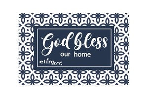 Floor Mat - God Bless Our Home