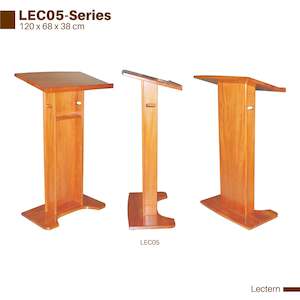 Lecterns: Lectern Mahogany Wood - Three Sided Box