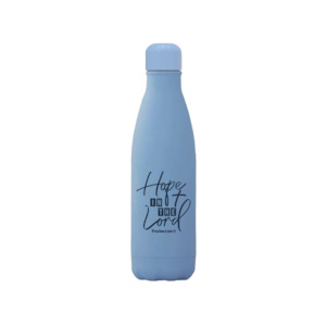 Mugs: Bottle Sports S/Steel Cerulean Blue - Hope In The Lord