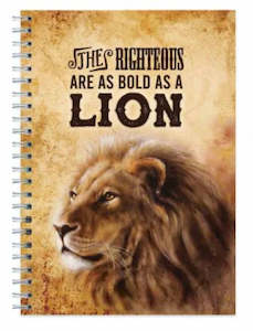 Journal Spiral - The Righteous are as Bold as a Lion