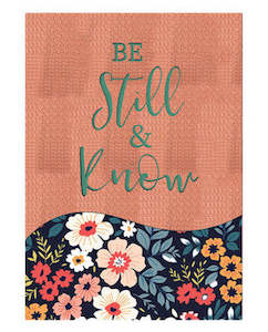 Journals: Journal Luxleather - Be Still and Know Pink