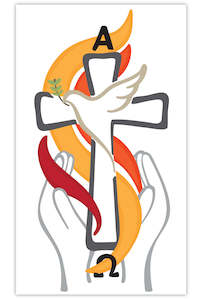 Paschal Candle Transfer - Flames