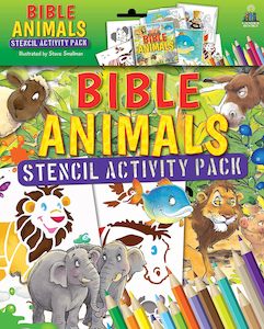 Activity And Colouring: Bible Animals Stencil Activity Pack