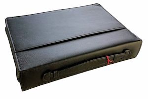 Bible Cover Black Lth/Touch  - XLarge