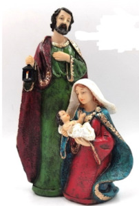 Nativity: Holy Family Nativity 1 piece 17x29cm